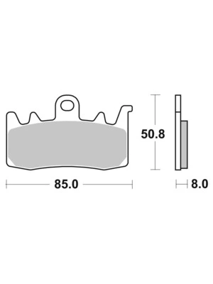 High Performance SR Brake pad