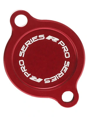 Por tapa de filtro de aceite