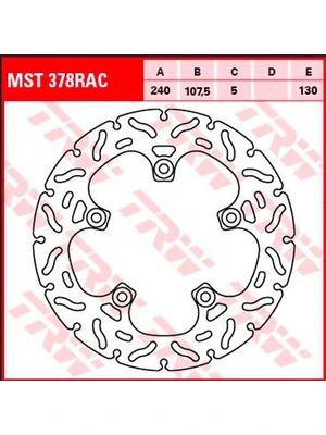 Bremsscheiben Racing, Hinten, mit ABE