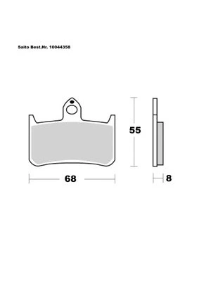 Plaquettes De Frein Metal Fritté