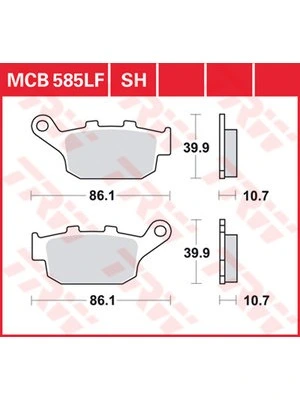 Plaquettes De Frein Metal Fritté