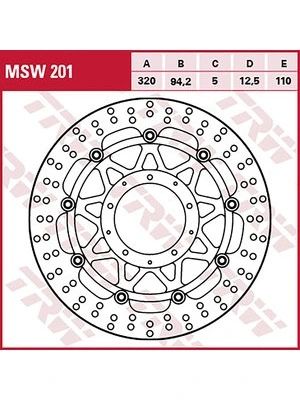 Bremsscheiben Racing, Vorne, mit ABE