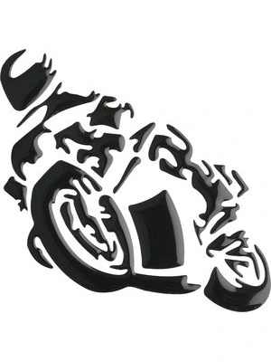 3D Sticker "Motorcycle"