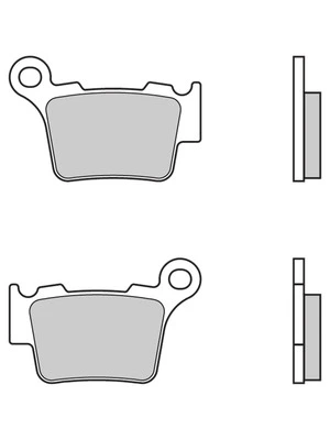 Pastillas freno metal sint. Brembo SX