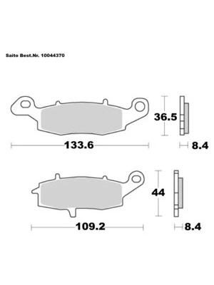Bromsbelägg Sinter Med Typgodk.