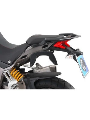 C-Bow Saddlebag Holder silver