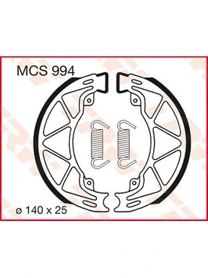 Organiczne Szczęki Hamulcowe