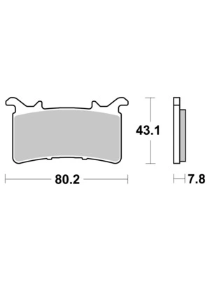 Plaquettes De Frein Metal Fritté