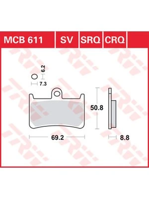 Sintermetall-Bromsbelägg