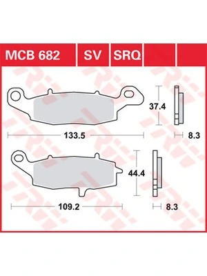 Sinter Srt Road & Track Bromsbelägg