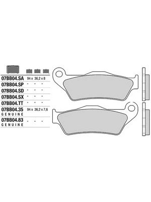 Bremsbeläge Sintermetall