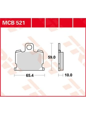 Bromsbelägg Organiska
