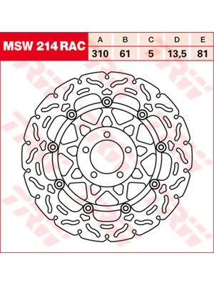 Disques de frein Racing avant