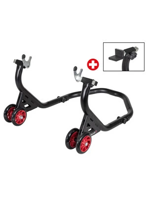 Cric moto, inlc. équerre + adaptateur V