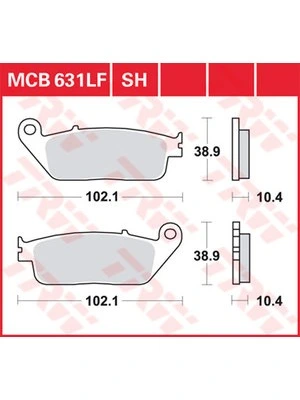 Sintermetall-Bromsbelägg