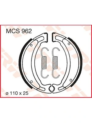 Ganasce Freno Organiche