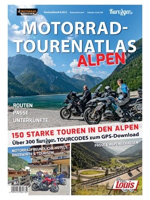 Motocyklowy atlas turystyczny Alpy