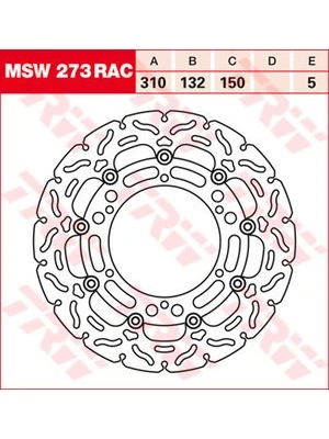 Disques de frein Racing avant