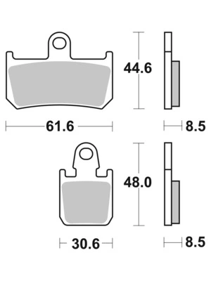 Plaquettes De Frein Metal Fritté