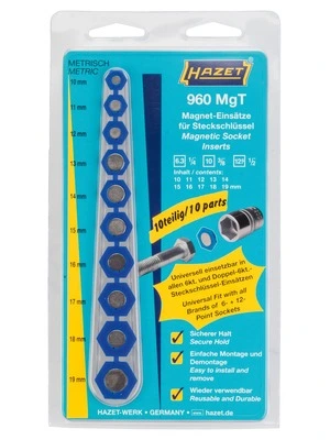 Inserti magn. HAZET per chiavi a bussola