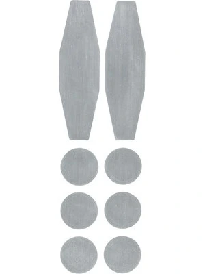 Adesivi riflettenti set da 8 pezzi