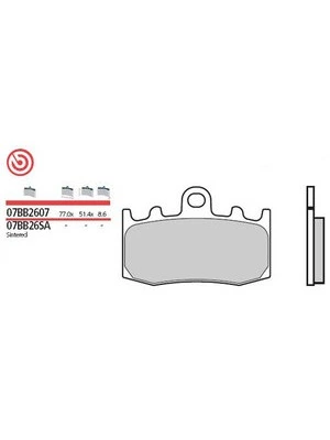 Remblokken Organisch Carbon Keramisch