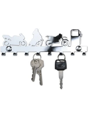 "Moto" Portachiavi Parete, 8 Ganci