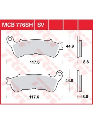 Plaquettes De Frein Metal Fritté
