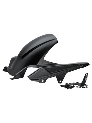 Rear wheel cover, carbon look