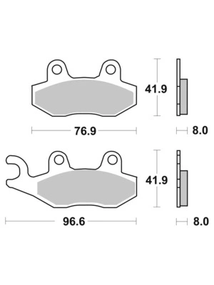 Plaquettes De Frein Metal Fritté