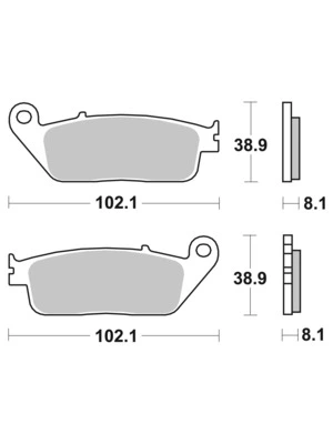 Organic carbon ceramic brake pads