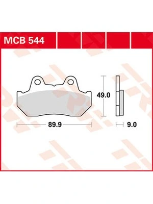 Bremsebelægninger Organiske