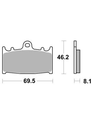 Bremsbeläge Organisch Carbon Ceramic