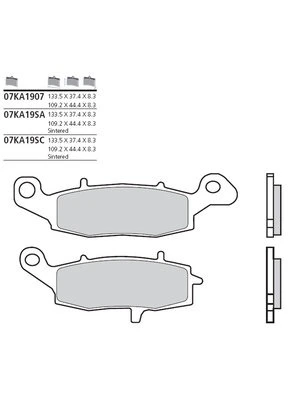 Bromsbelägg organisk kolfiberkeramik