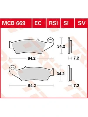 Plaquettes De Frein Organiques