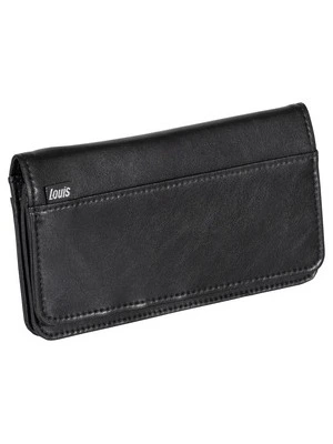 Portemonnee, kunstleer, zwart