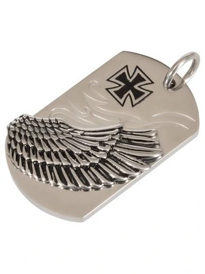 Ciondolo *Croce di ferro e ala*