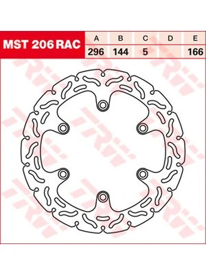 Remschijven Racing vooraan, met ABE