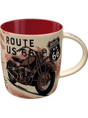 Route 66 nostalgische keramische beker