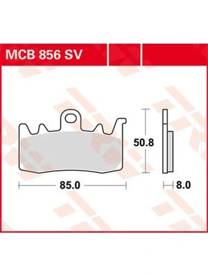 Trq Plaquettes De Frein Métal Fritté