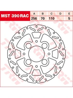 Bremsscheiben Racing, Hinten, mit ABE