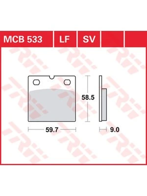 Bremsebelægninger Organiske
