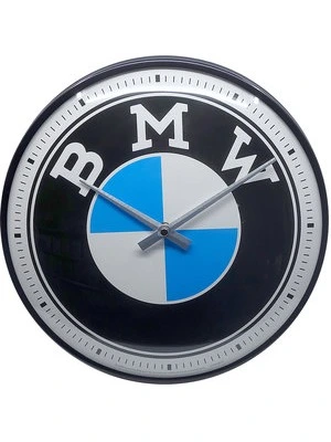 Retro Wand- Uhr BMW Logo