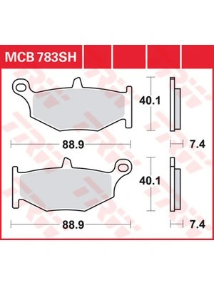 Plaquettes De Frein Metal Fritté