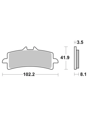 High Performance SR Brake pad