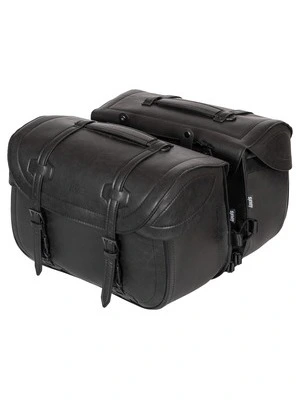 Borse da sella in similpelle, 27 litri