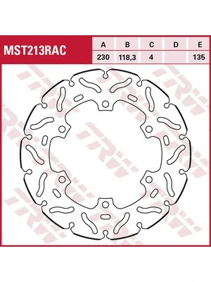 Dischi freno Racing, post., omolog. gen.