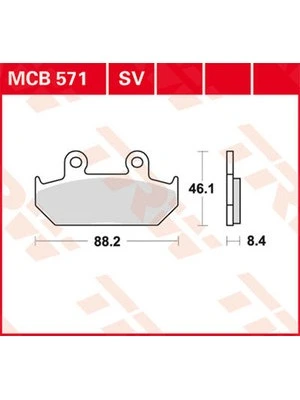 Pastilhas dos travões TRW orgâ.