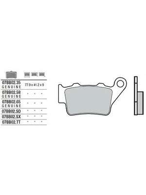 Plaquett frein Organique Carbon Ceramic