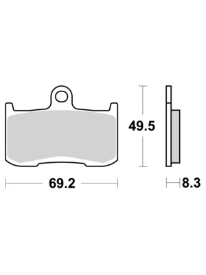 Plaquettes de frein High Performance NR